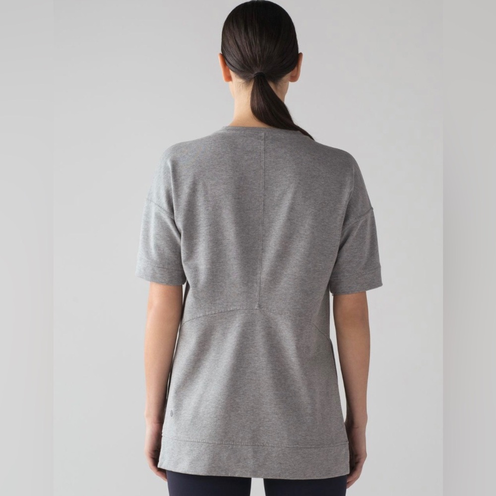 Lululemon Cut Above‎ Tee Heathered Grey | Ptp 20” - Picture 2 of 7